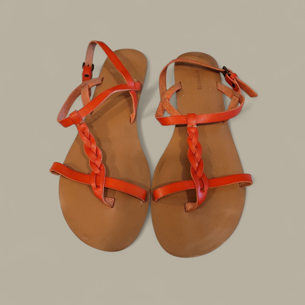 Mossimo Supply Co. Coral Braided Sandals
